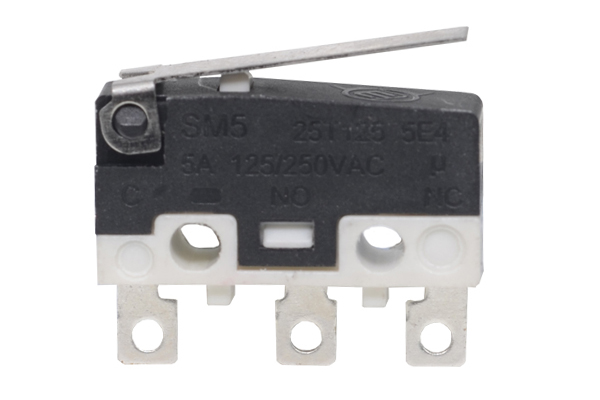 {SM5-W01N-40-3彈片型微動開關 width=